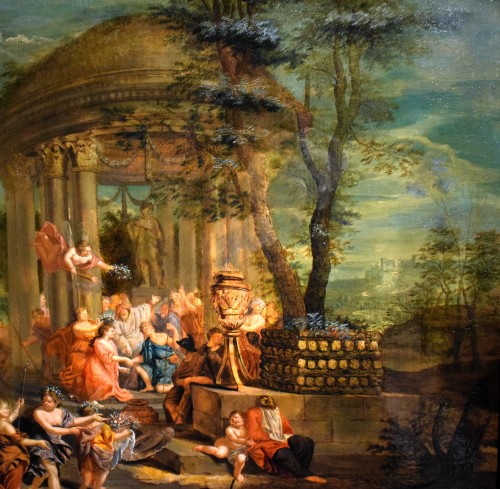 Mythological Wedding Scene - Signed Jacob Franse, circa 1720/30 - Louis XV